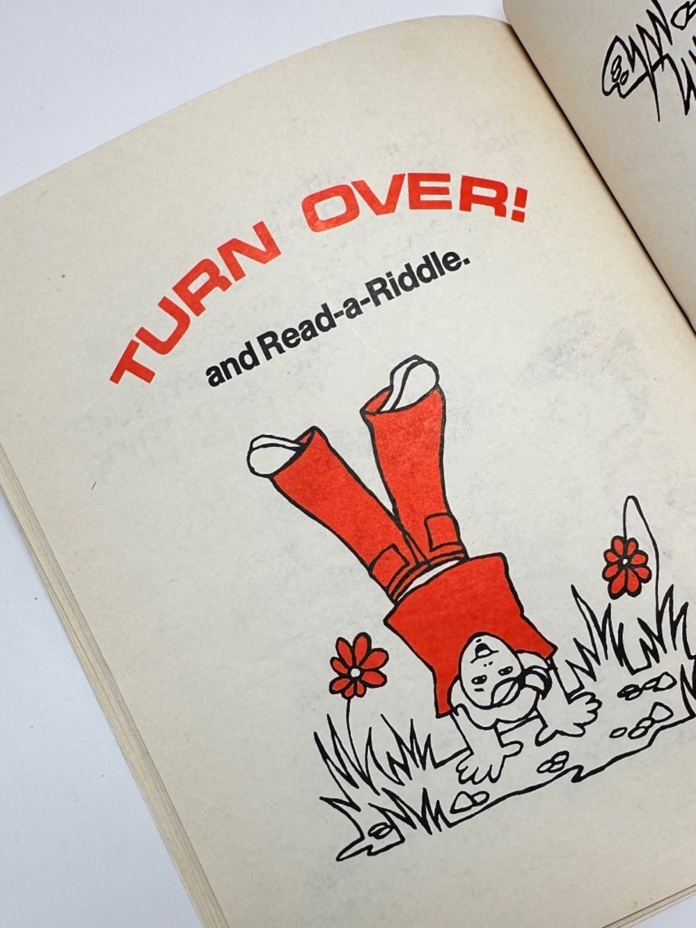 Vintage 1974 Scholastic Read-A-Riddle / Pick-A-Joke Flip Book | Kids Joke Book - Picture 7 of 13